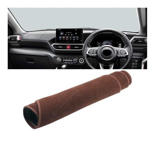 Tapis anti-dérapant tableau de bord voiture Toyota Raize 2019-2023 marron