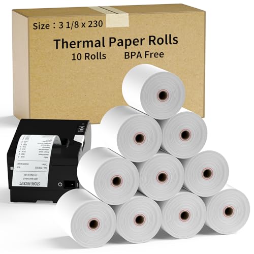 Papel térmico CLASSY para los tickets de compra diarios en cafeterías y tiendas locales