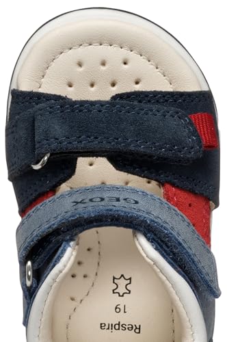Geox B Sandal Zapito Boy, Bimbo 0-24, Navy/Red, 23 Eu - 9