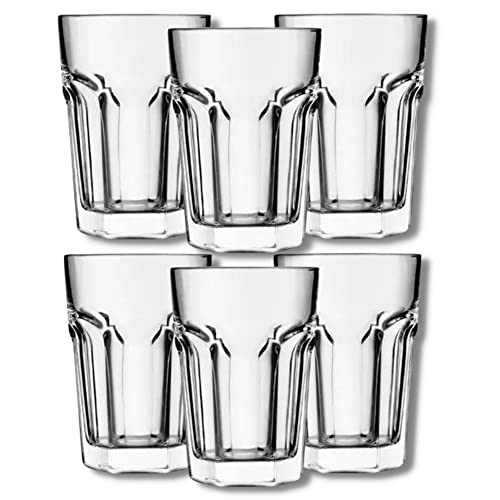 Jogo Kit 6 Copos Vidro Grosso Suco Água Drink Cerveja, Original Line Glass (310 ml)