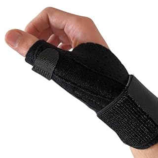DALLAR Tutore Pollice regolabile per entrambe le mani - Supporto Stabilizzante e Immobilizzante per Polso - Trattamento per Rizoartrosi, Tenosinovite di De Quervain, Artrite o Distorsioni