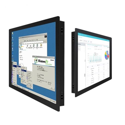 Image of 1pc Industrial Touchscreen Monitor 15.6 Inch Resistive Touch Screen with VGA /DVI /HDMI Touch USB Embedded Wall Mount Display(VGA HDMI USB)