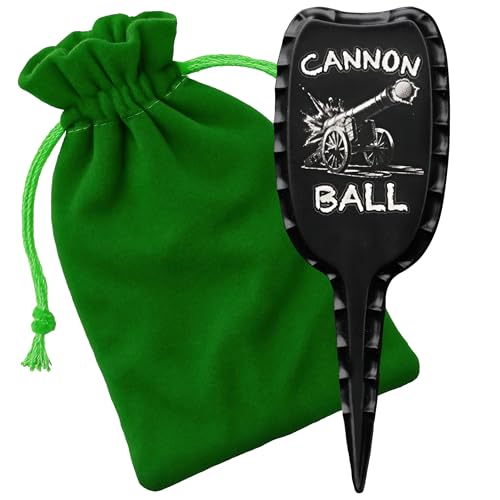 Honey Hole Golf Pro Grade Golf Divot Tool – Sealed with Gear Hugger Rust Protector - Scratch Resistant Finish - Designed and Engraved in The USA – Lifetime Protection (Cannon Ball)