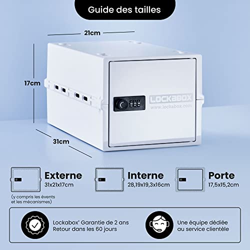 Boîte de rangement verrouillable sans BPA pour sécuriser la maison - 5