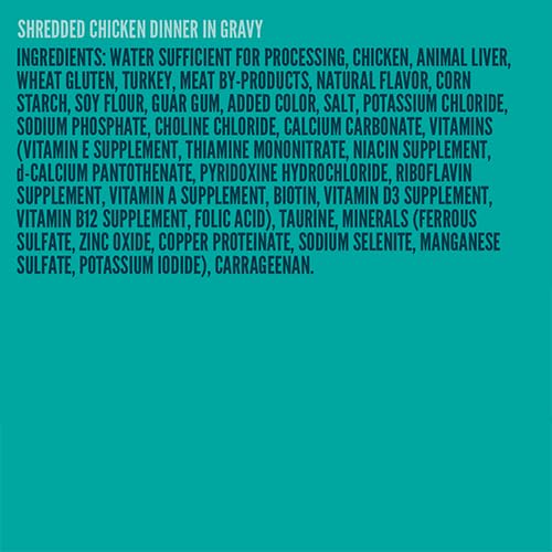 Image of A Strong Heart Canned Wet Cat Food, Shredded Chicken Dinner in Gravy - 5.5 oz Cans (Pack of 24), Made in The USA with Real Chicken