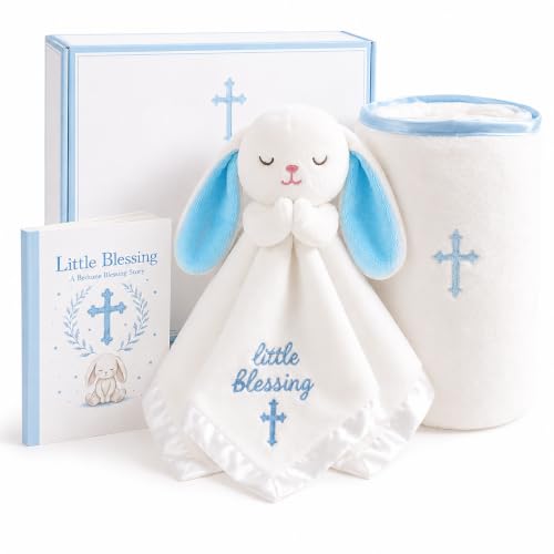 Baptism Gifts for Boys, Christening &amp; Dedication Catholic Keepsake Set