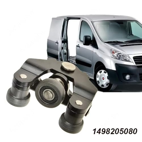 Rodillo de puerta corredera suave con rodamiento reforzado 1498205080 para Fiat Scudo inferior 6