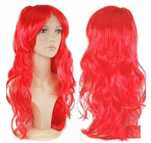 Image of Moira Synthetic Straight Artificial Hair Wig Costume Dressing Cosplay (Glitzy Red)
