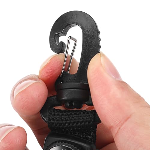 Reloj de bolsillo electrónico DOITOOL con mosquetón y correa de nylon resistente para hombre 3