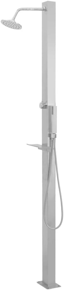 Benkeg Outdoor Shower Pool Shower Garden Shower Stainless Steel Straight : Patio, Lawn & Garden