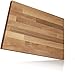 Behrwerk XXL I Big Premium 2,7 cm stark I Schneidebrett Holz Massives Buchenholz aus Europa Perfekte Schneideunterlage für die Küche - Perfekt als Kochbrett, Brot und Küchenbrett (40 X 50 cm)