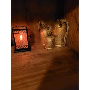 MAI Set of 3 Giant Harmony Metal Cow Bells Huge Vintage Handmade Rustic Christmas Hanging Bells on Rope. MAI Set of 3 Giant Harmony Metal Cow Bells Huge Vintage Handmade Rustic Christmas Hanging Bells on Rope