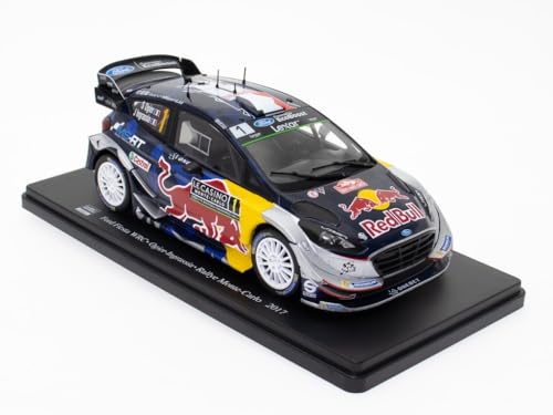 Modelo de coche a escala 1:24 OPO 10 compatible Ford Fiesta WRC miniatura 7