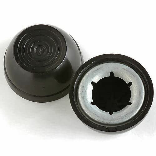 Palnut - Decorative Push-On, Fasteners, Plastic Cap Nuts For 5/8 Inch Stud/Shafts, Black #TOP2