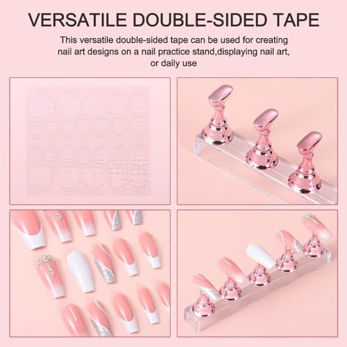 Soporte para práctica de uñas con pincel arcoíris 8 piezas miniatura 6
