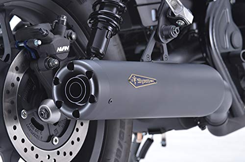 レブル250 アールズギア スリップオンマフラー ワイバンクラシック ブラック Rebel 250（'17～'22） ワイバンクラシック スリップオンマフラー