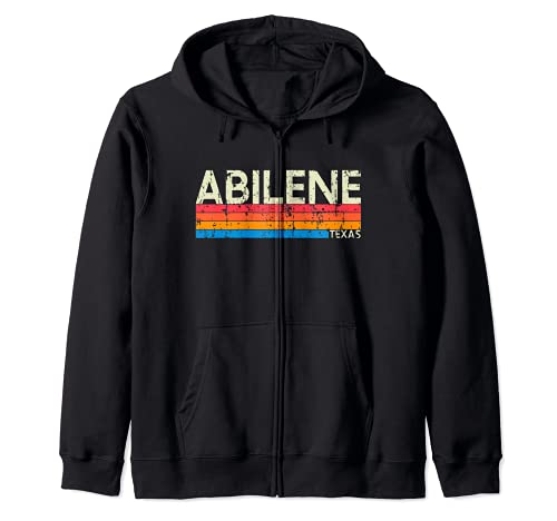 Souvenir de détresse Vintage Retro Abilene Texas Sweat à Capuche