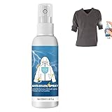 Moukkey Spray Antistatisch, Antistatik Spray Kleidung, Anti Static Spray, Verhindert Statische Aufladung, Statikentferner Reduziert Statische Für Kleidung, für Kleidung Textilien Möbel und Auto