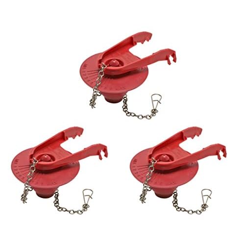Fluidmaster 502 Universal 2-Inch Toilet Flapper, 3-Pack, Water Saving