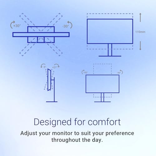 Image of Dell 24 inch FHD Monitor, 1080p IPS Display, 144Hz Refresh Rate, 1ms, AMD FreeSync, Dual 3W Built-in Speakers, 99% sRGB, Fully Adjustable Stand with Height /Tilt /Pivot /Swivel, Ash White