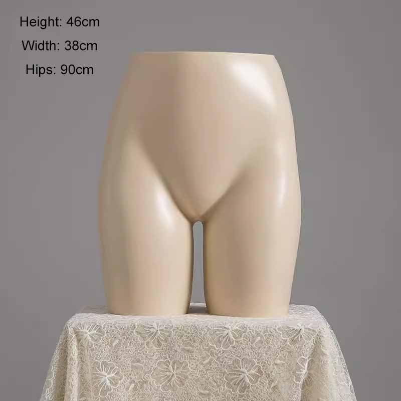Female Mannequin Torso Display Stand - Clothing & Lingerie Rack for Retail Storefront - Stylish Manikin for Fashion Show, Boutique Decoration (Size: G-46X38X90CM)