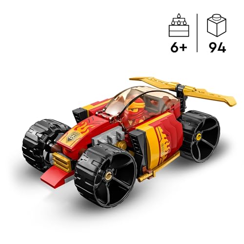 71780 NINJAGO Auto da Corsa Ninja di Kai - EVOLUTION, Set 2in1 con Macchina Giocattolo e Fuoristrada, Giochi per Bambini e Bambine dai 6 Anni in su - Lego - Immagine 1