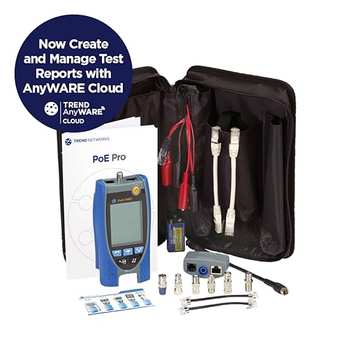 Image of TREND Networks | R158006 | PoE Pro | Cloud Connected Data Cable and PoE Verifier | Includes Cable Testing Features of the VDV II PRO | Advanced Wiremap & Troubleshooting Tool