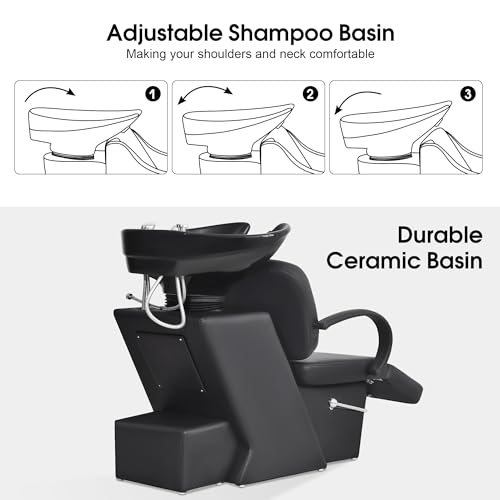 BarberPub-Ceramic-Bowl-Shampoo-Chair-Adjustable-Backwash-Sink-Barber-Chair-for-Salon-Beauty-Spa-TattooUnit-Station-9051