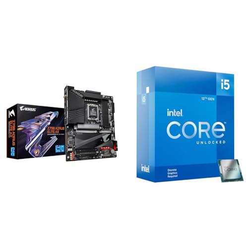 Image of GIGABYTE Z790 AORUS Elite AX & Intel Core i5-12600KF Desktop Processor 10 Cores up to 4.9 GHz Unlocked LGA1700 600 Series Chipset 125W