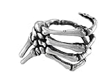 Alchemy Gothic Curse of Ezekiel Skeleton Hand Bracelet