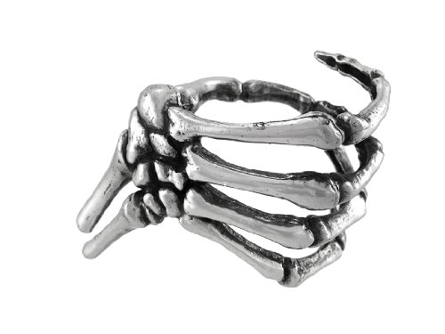 Alchemy Gothic Curse of Ezekiel Skeleton Hand Bracelet
