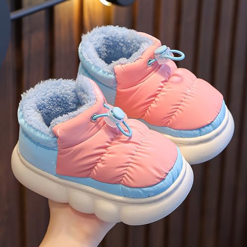 Girls Boys Snow Boots Slip Resistant Outdoor Warm Ankle Winter Shoes Toddler/Little Kid Cloud Bottom Non Slip Shoes2