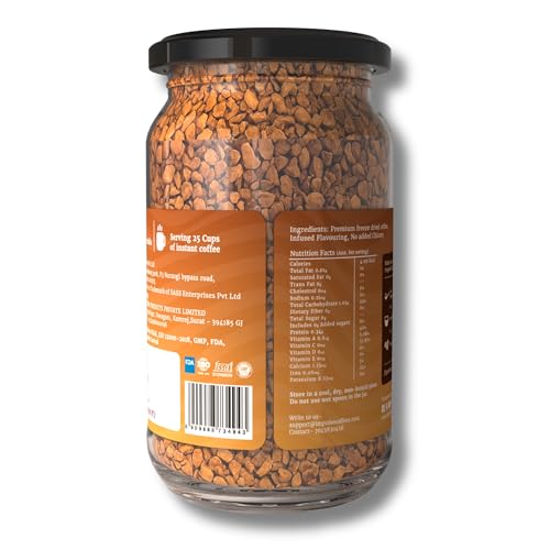 Image of Impulse Coffees Caramel Ka Kamaal Instant Coffee Powder | Sweet Caramel Flavour with Creamy Aftertaste & Indulgent Toffee Aroma | No Added Sugar Flavoured Coffee Powder for Cafe-Style Brews | 50 Gms