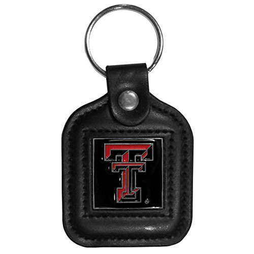 NCAA Square Key Chain Texas Tech Raiders, Black