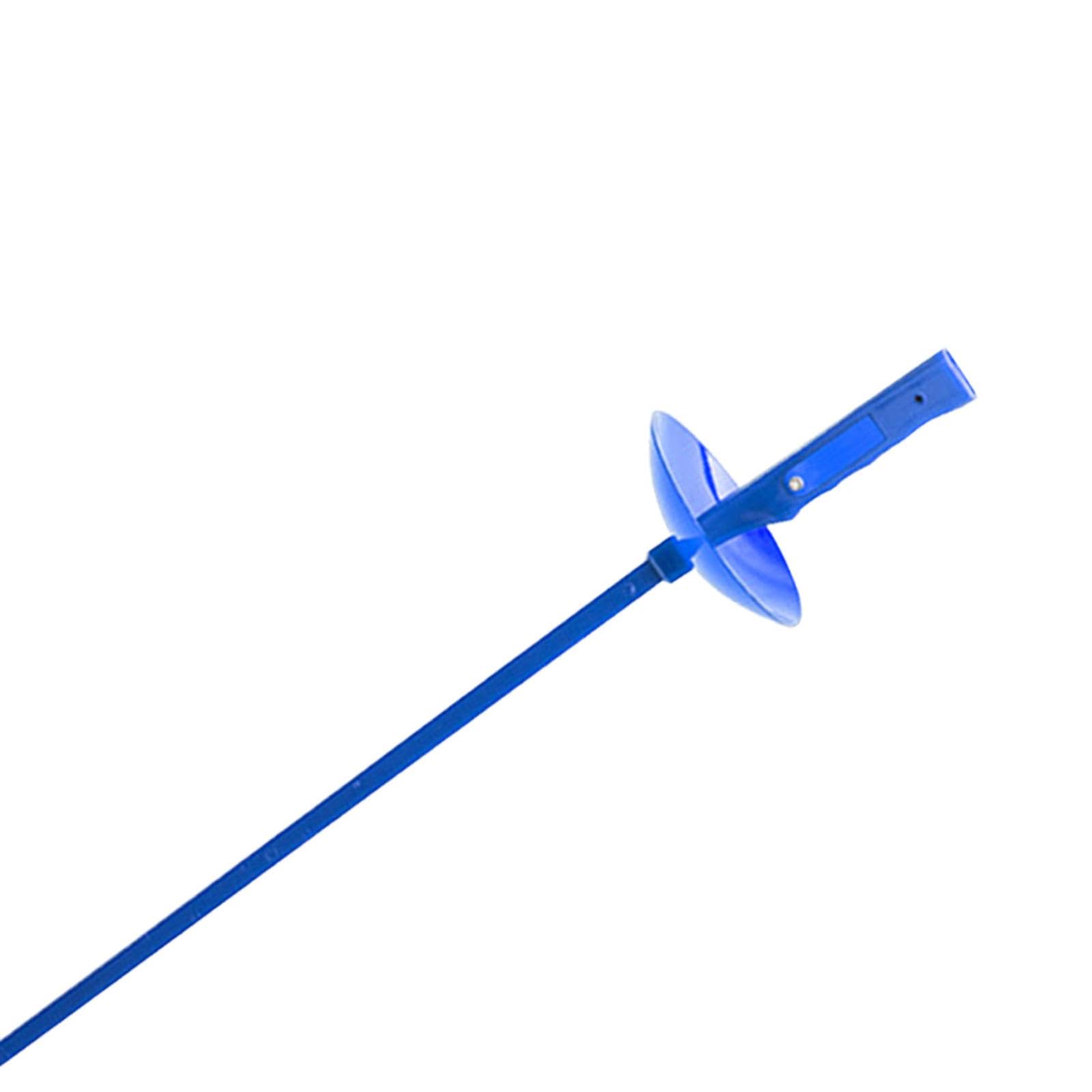 F Fityle Épée d'escrime pour Enfants, Accessoire de Cosplay à Prise Confortable, 39 Pouces, Jouet d'escrime léger et Portable, épée d'entraînement d'escrime, Feuille Bleue