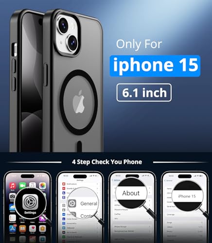 Coque iPhone 15 mate premium Vansdon avec verre de protection haute densité