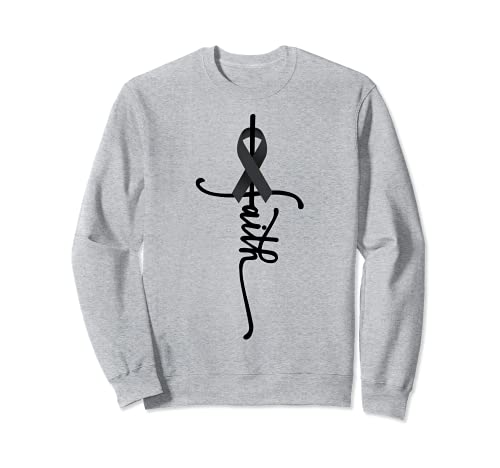 Cáncer de piel Fe Melanoma Cáncer de piel Conciencia puede apoyar Sudadera