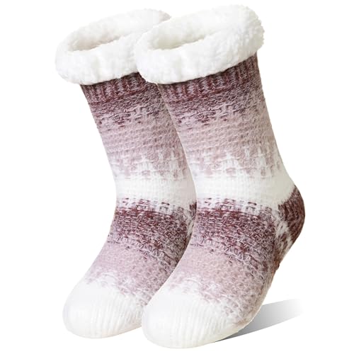 Chaussettes pelucheuses haut de gamme avec doublure en polaire