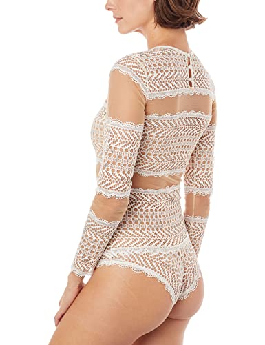Coleção Sentido body manga longa,Valisere,feminino,ivoire,G