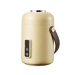 HBJWOV 500ml Rice Cooker Travel Kettle Slow Cooker Portable Stew Pot Multi-purpose Pot Cooking Cup