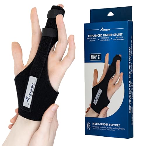 Actesso Fingerschiene für Mittelfinger Ringfinger & Zeigefinger