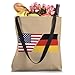 Meets Germany, American German Heritage Flag Split Tote Bag