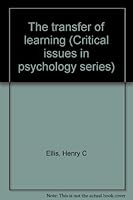 The Transfer of Learning. B0000CMRMK Book Cover