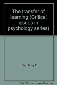 Paperback The Transfer of Learning. Book