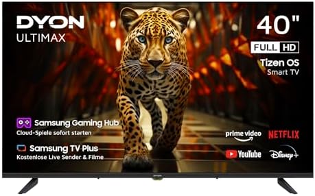 DYON ULTIMAX 40F-TI - 40 Zoll (100 cm) Full-HD Smart TV mit Tizen...