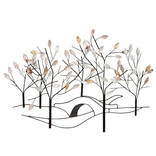 Touch of Class Majestic Solitude Landscape Capiz Shell Metal Wall