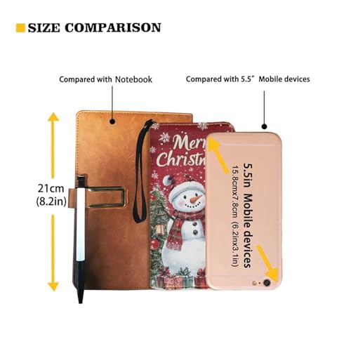 Image of Bulopur Snowman Wallet for Women Zip Around Clutch Purse PU Leather Waterproof Travel Wallet Passport Holder Ladies Handbags Merry Christmas Gifts