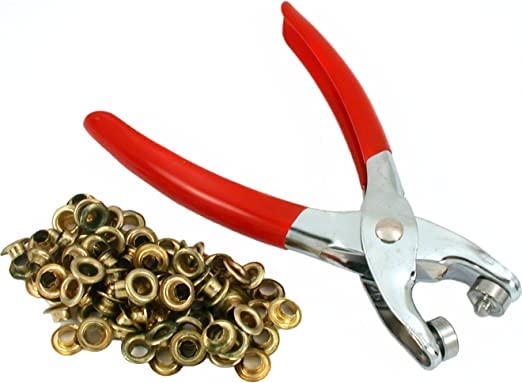 Up to Date Products & Tools 6 hole Punch Revolving Leather Punch pliers & 115mm Eyelet Plier Set With 100 Piece Eyelets Leather Tarpaulin Craft Art tools (B0C3W165K8) Amazon Price History, Amazon Price Tracker