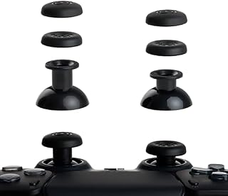 PAXO ® SmartSticks | Professional PS5 Thumbsticks Thumbsticks, miękkie, poręczne i stylowe, stabilne dopasowanie, opatentowany system szybkiej wymiany czapek, wymienne pałeczki analogowe, instrukcja