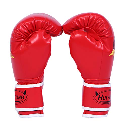 image for HUINING Kids Boxing Gloves, Kids Training Gloves Punch Mitts MMA Glove